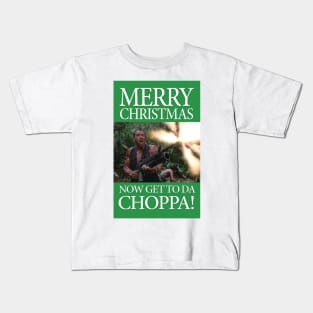 Merry Christmas - Get to the Chopper Kids T-Shirt